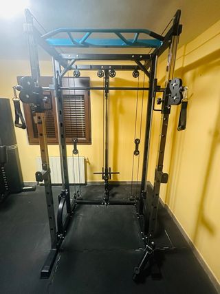 Rack Multipower con poleas