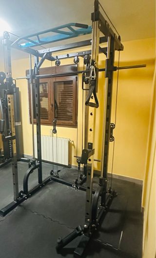 Rack Multipower con poleas