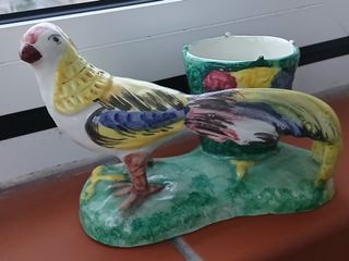 Vaso ceramica pavone