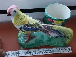 Vaso ceramica pavone