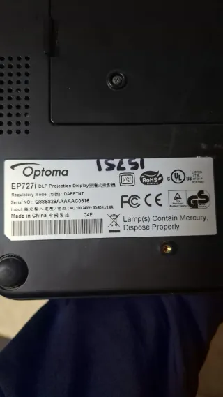 Proyector Optoma Negro