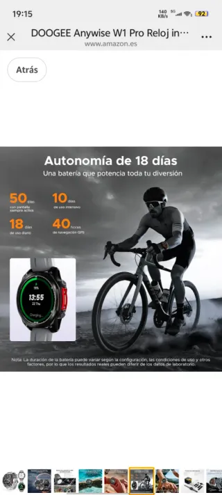 DOOGEE Anywise W1 Pro Smartwatch