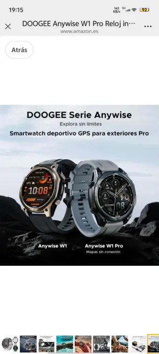DOOGEE Anywise W1 Pro Smartwatch