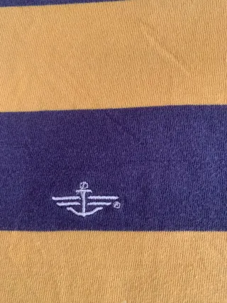 Polo Dockers Rayas Manga Larga Talla L