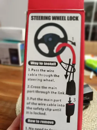 Candado Antirrobo vehículo