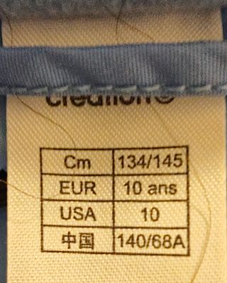 Buzo de esquí infantil.