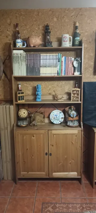 Mueble Estantería Madera 200x93x26