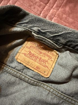 Giubbino jeans Levi's nero