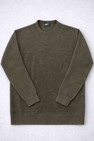 Jersey hombre verde oliva texturizado - Nuevo XL