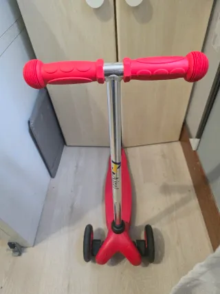 Patinete infantil 3 ruedas rojo