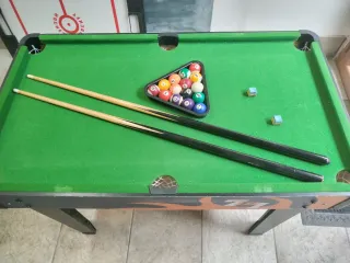 Mesa Multijuegos 7 en 1: Futbolín y Billar...