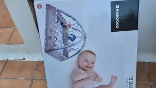 Tapete de juegos para bebé con gimnasio