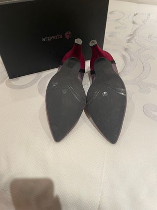 Tacchi Argenta Grigio e Rosa