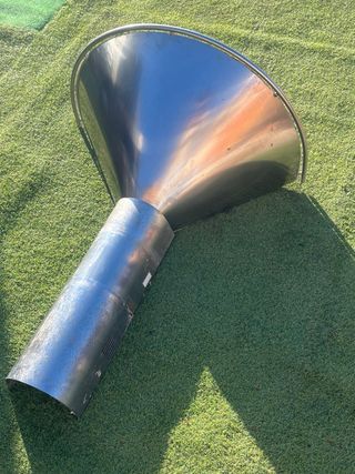 Campana extractora curva acero inoxidable