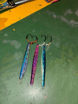 Señuelos pesca vertical jigging altura