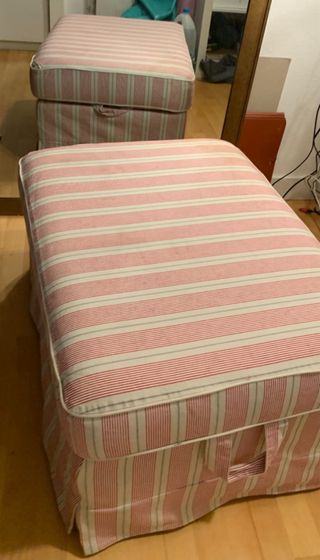 Reposapiés EKTORP IKEA con almacenaje