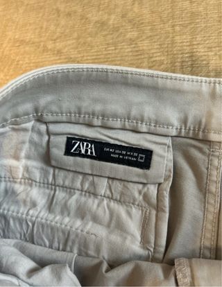 PANTALONES CARGO SLIM FIT ZARA