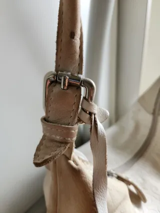 Borsa donna bianca con fantasia