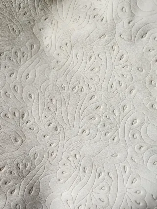 Borsa donna bianca con fantasia