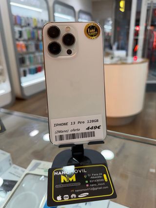 iPhone 13 Pro 128GB Plata - Batería 100%