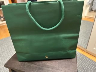 Bolsa de regalo Rolex verde