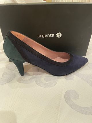 Tacchi Argenta Blu e Verde