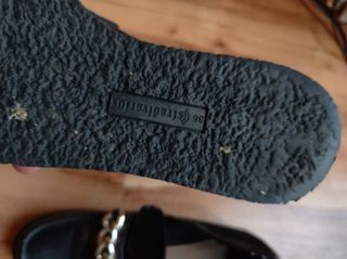 Vestido Bershka cuerina T-XS