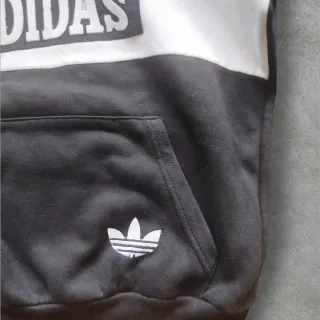 Sudadera Adidas Azul y Blanca