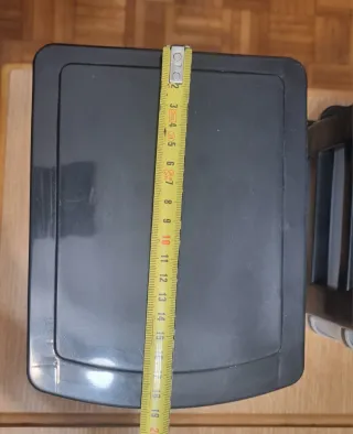 Mobiletto in plastica nero con 3 cassetti