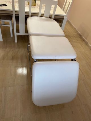 Sillón fijo 3 cuerpos blanco
