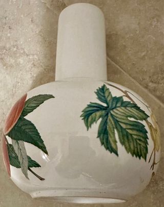 Vaso porcellana decorato mano Sic