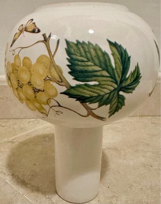 Vaso porcellana decorato mano Sic