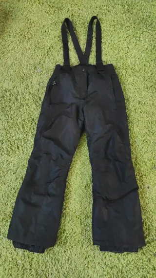 Peto de nieve infantil negro. Talla 134/140