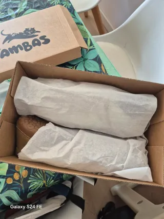 Sandalias barefoot Samba the Bamba doradas