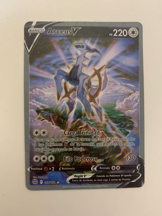 Carta Pokémon Arceus V 166/172