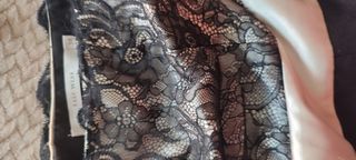 Vestido de fiesta negro encaje y blanco Easy Wear