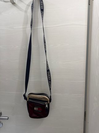 Borsello Tommy Jeans Heritage Beige Rosso