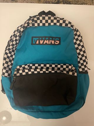 Mochila Vans Checkerboard y Teal