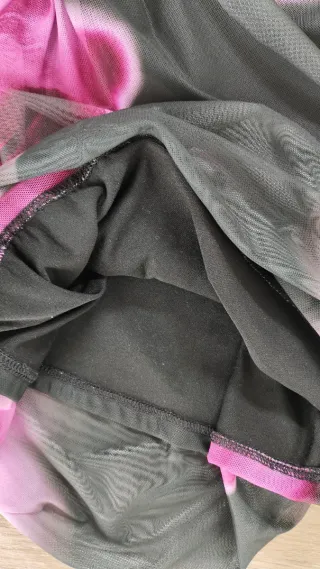 Vestido tul estampado flores