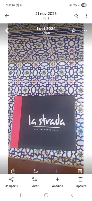 Zapatos de tacón La Strada estampado floral