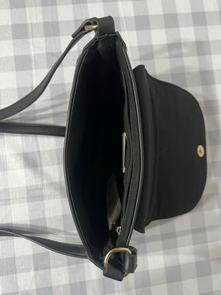 Borsetta Terranova nera con catena dorata