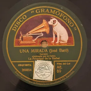 Lote 6 discos pizarra 78rpm Sardana Catalana