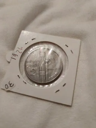 Moneta 2 Lire 1924