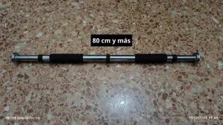Barra dominadas ajustable 80 cm+