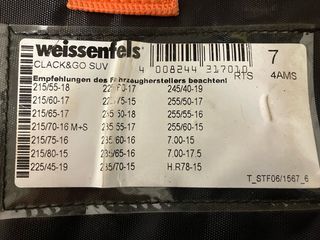 Cadenas Nieve Weissenfels Clack & Go SUV