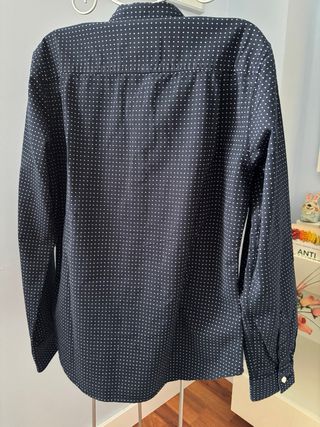 Camisa Springfield Hombre Azul/Blanco