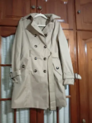 Gabardina Beige Talla Única