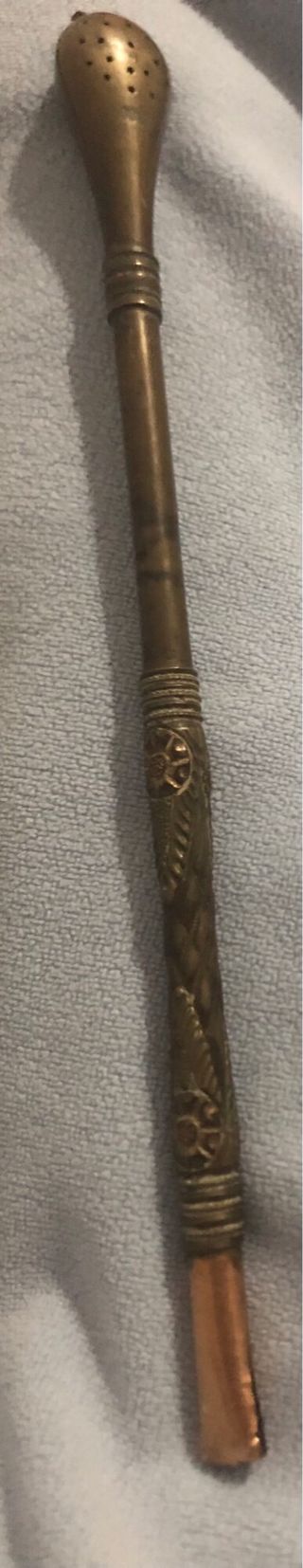 4 Bombillas Antiguas para Mate