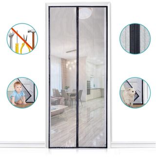 Mosquitera magnética para puerta