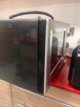 Microondas plateado